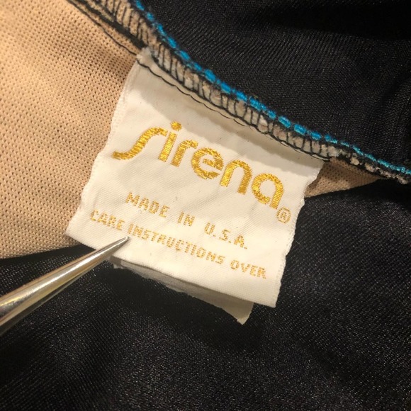 Vintage Sirena Bullet Bra Ruffle Modesty Apron Double Front One Piece Swimsuit - Picture 16 of 16